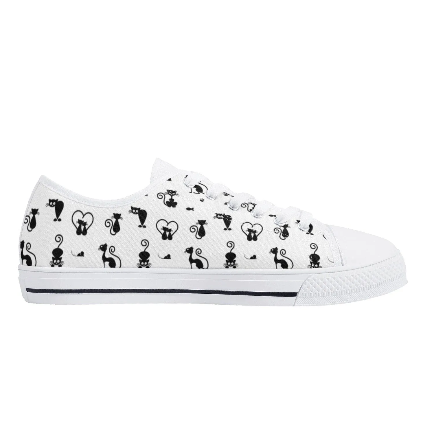 Kit Cat Womens Low Top Canvas Shoes