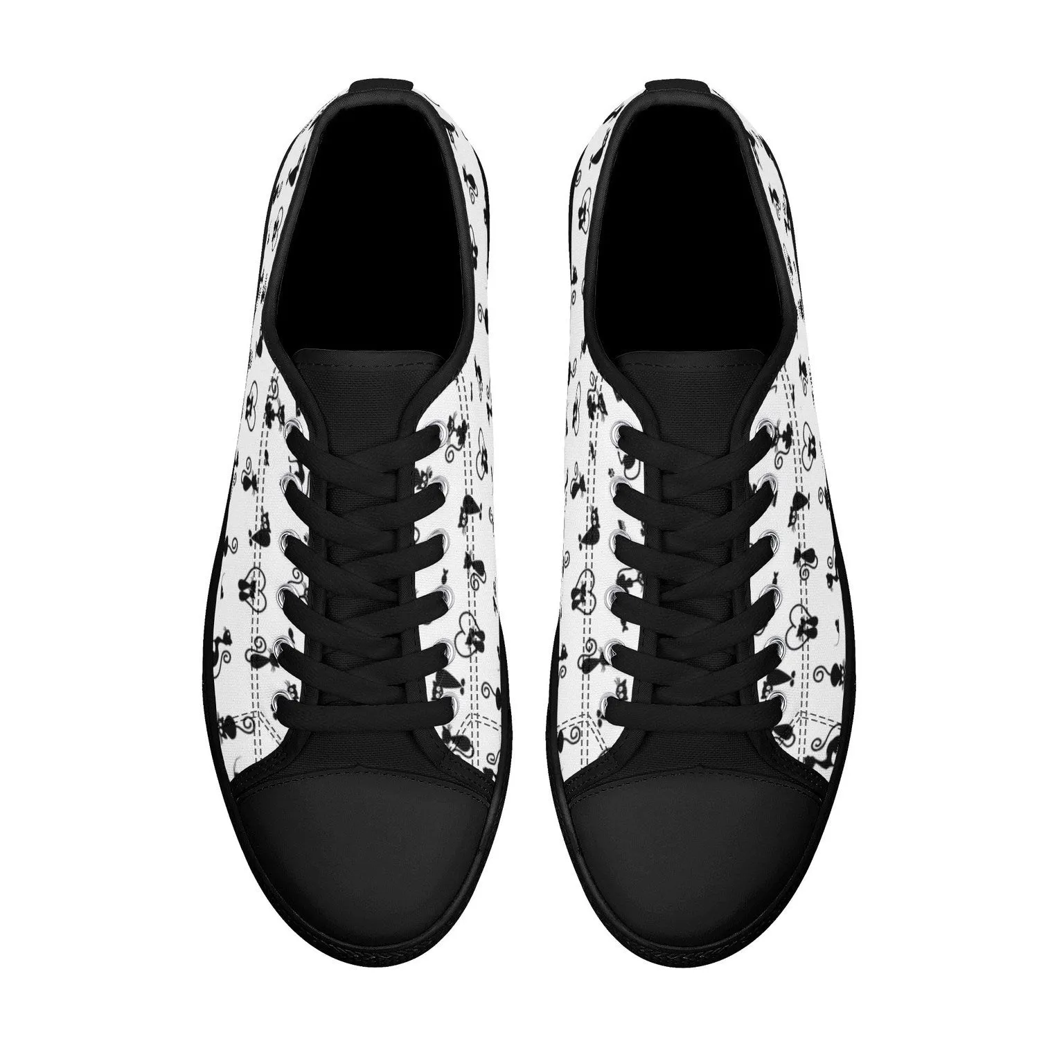 Kit Cat Womens Low Top Canvas Shoes