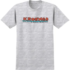 Krooked - Skateboardin Tee Ash