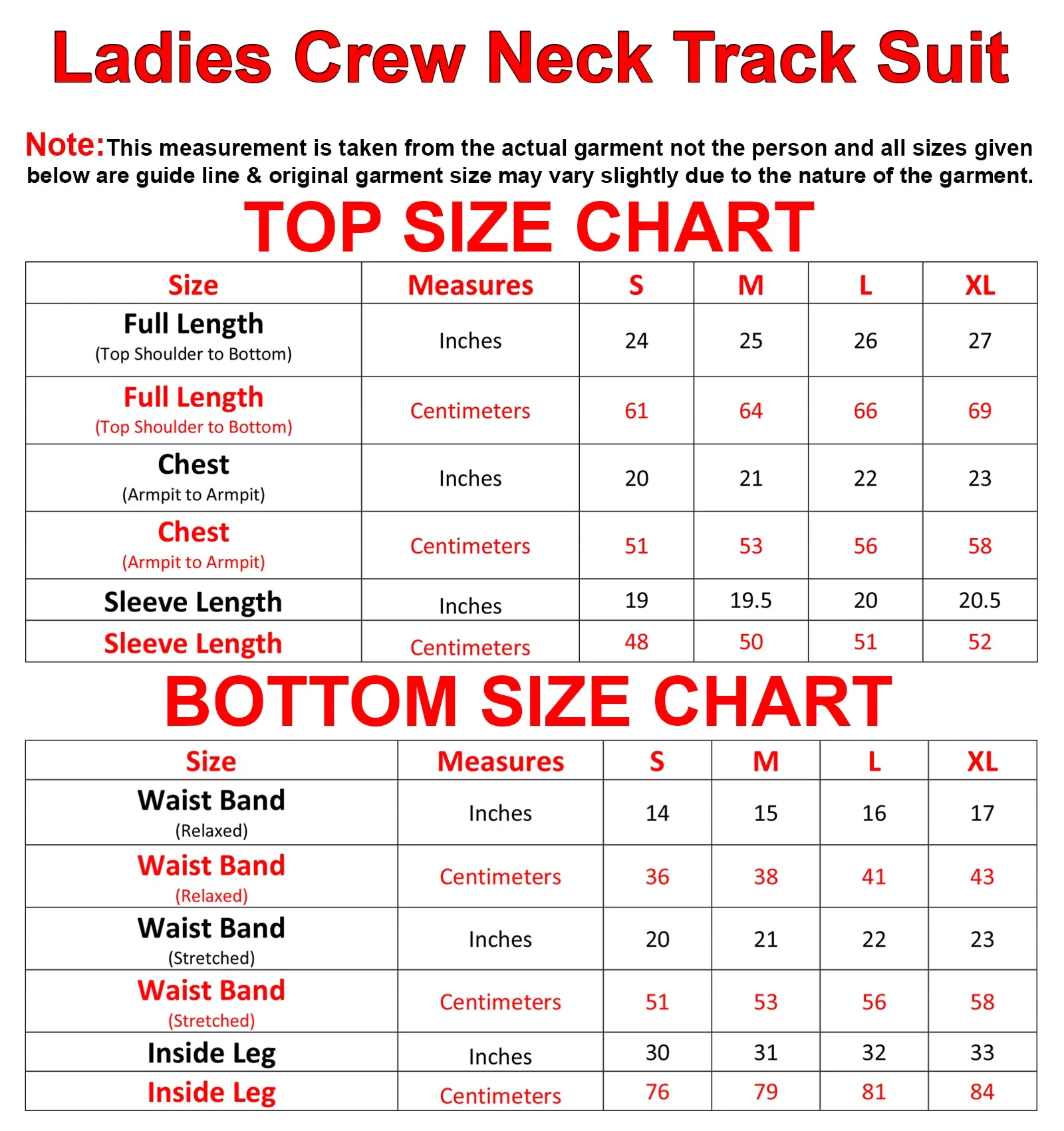 Ladies Plain Long Sleeve Tracksuit