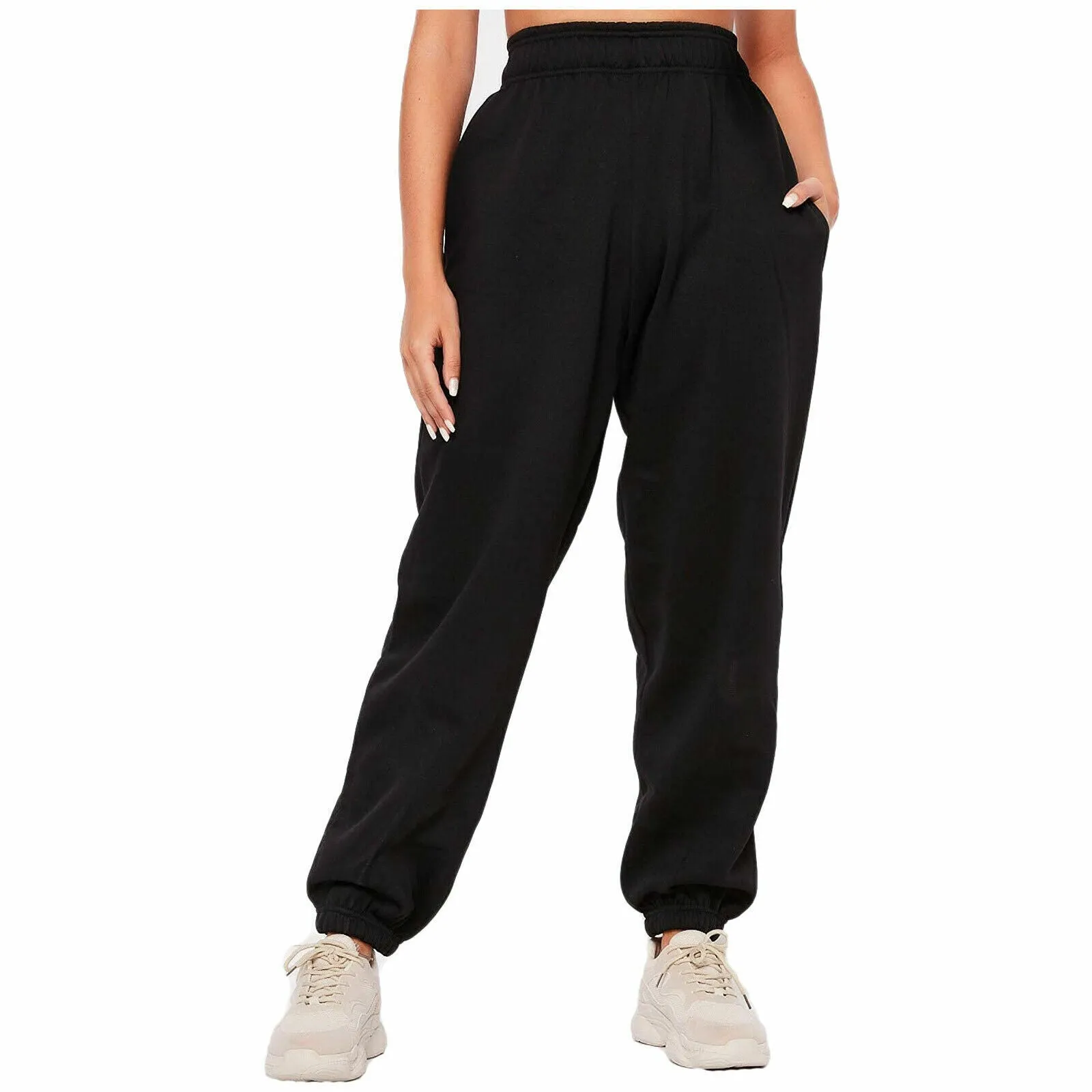 LADIES WOMENS JOG PANTS YOGA CASUAL GYM JOGGERS JOGGING BOTTOMS RUNNING TROUSERS