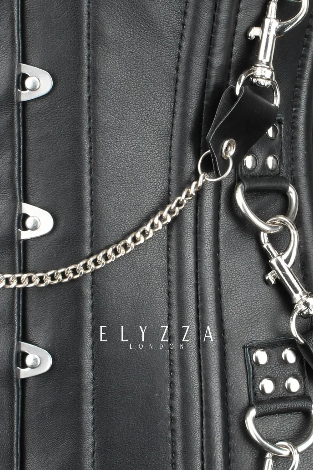 Leather Gothic Waist Training Corset (ELC-102)