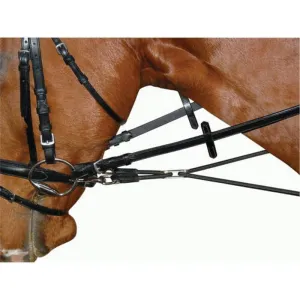 Leather Side Reins with Elastic Back