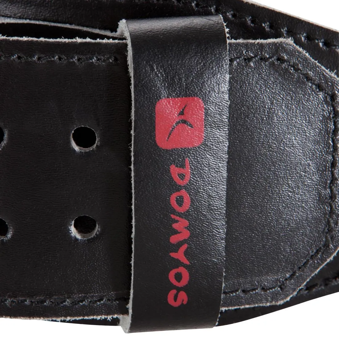 Leather Weight Training Belt - Black
