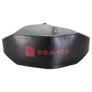 Leather Weight Training Belt - Black