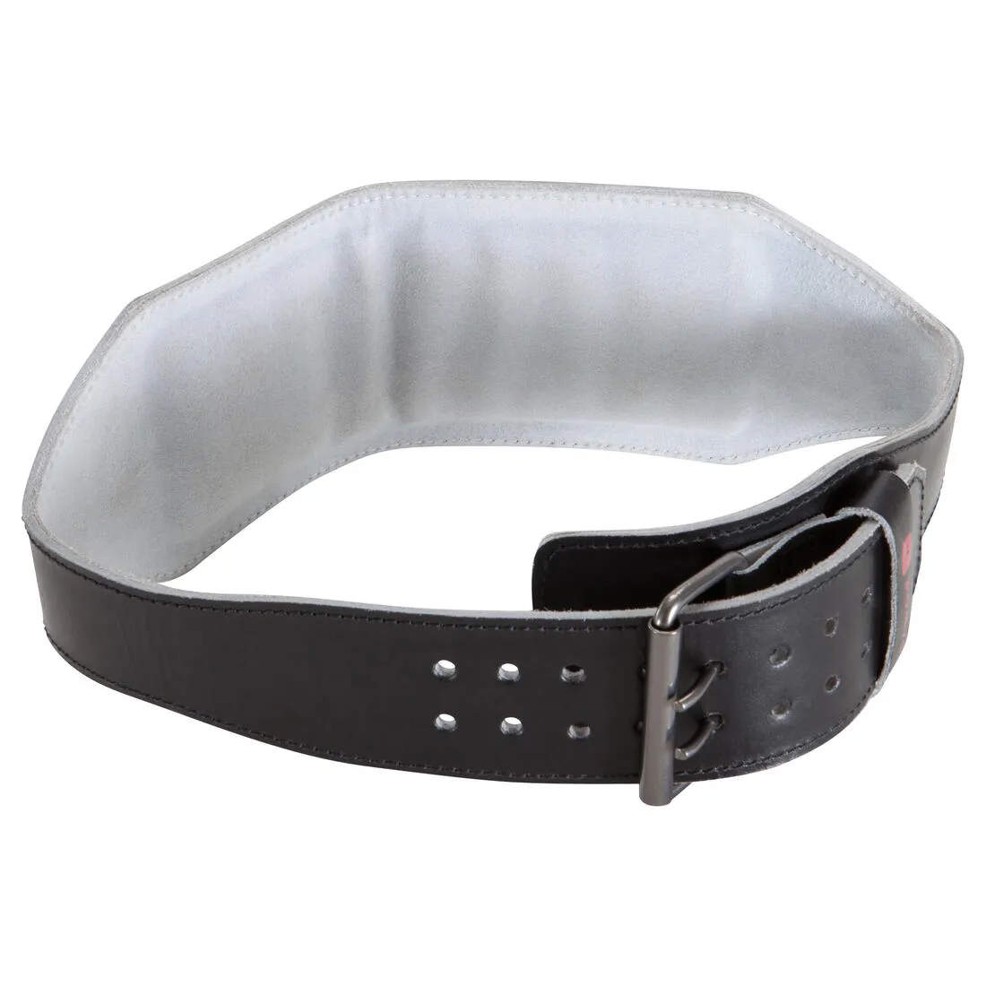 Leather Weight Training Belt - Black