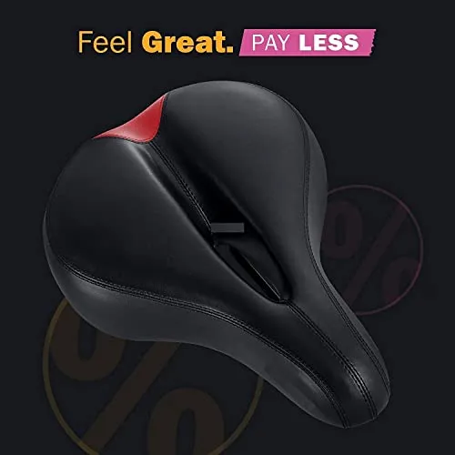 Let's Play® LP-1208 Bike Seat for Gym Cycle, Mountain Bike Bicycle Saddle Seat Very Soft Cushion