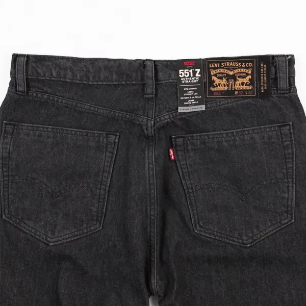 Levi's® Skate - 551Z Authentic Straight Jeans - Black Rinse SALE