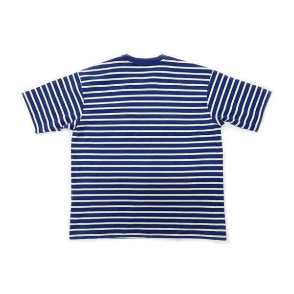 Levi's® Skate - Skate Graphic Box T-Shirt - Breton Stripe Cream/Blue SALE