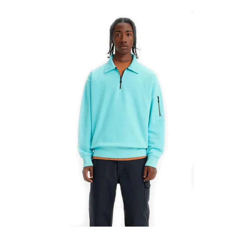 Levi's® Skate - Skate New Quarter Zip - Brillo Azul SALE