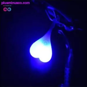 Light Heart Shape Waterproof Silicone Night Warning Led