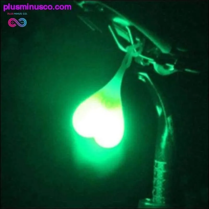 Light Heart Shape Waterproof Silicone Night Warning Led