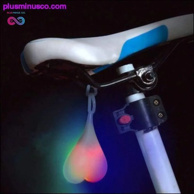 Light Heart Shape Waterproof Silicone Night Warning Led