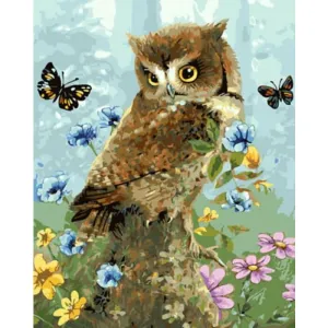 Little Owl – Canvastly DIY Paint By Numbers