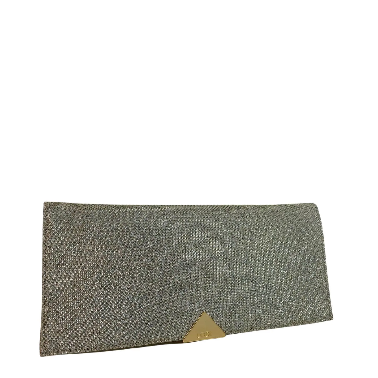 Lodi Fabric Clutch Bag - Gold