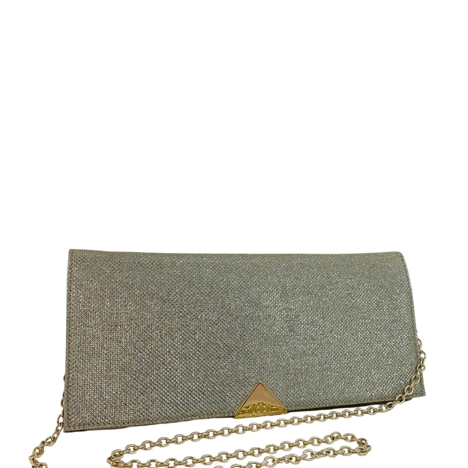 Lodi Fabric Clutch Bag - Gold