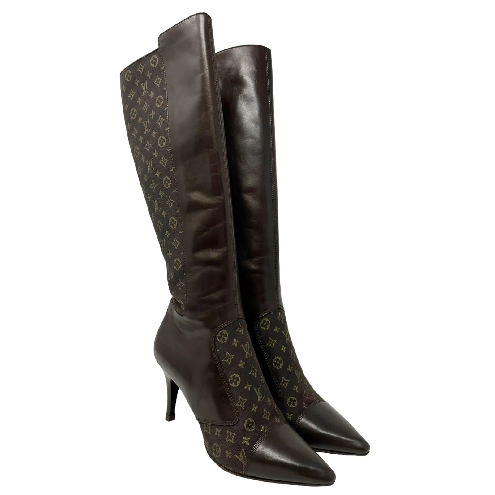 Louis Vuitton Brown Monogram Boots