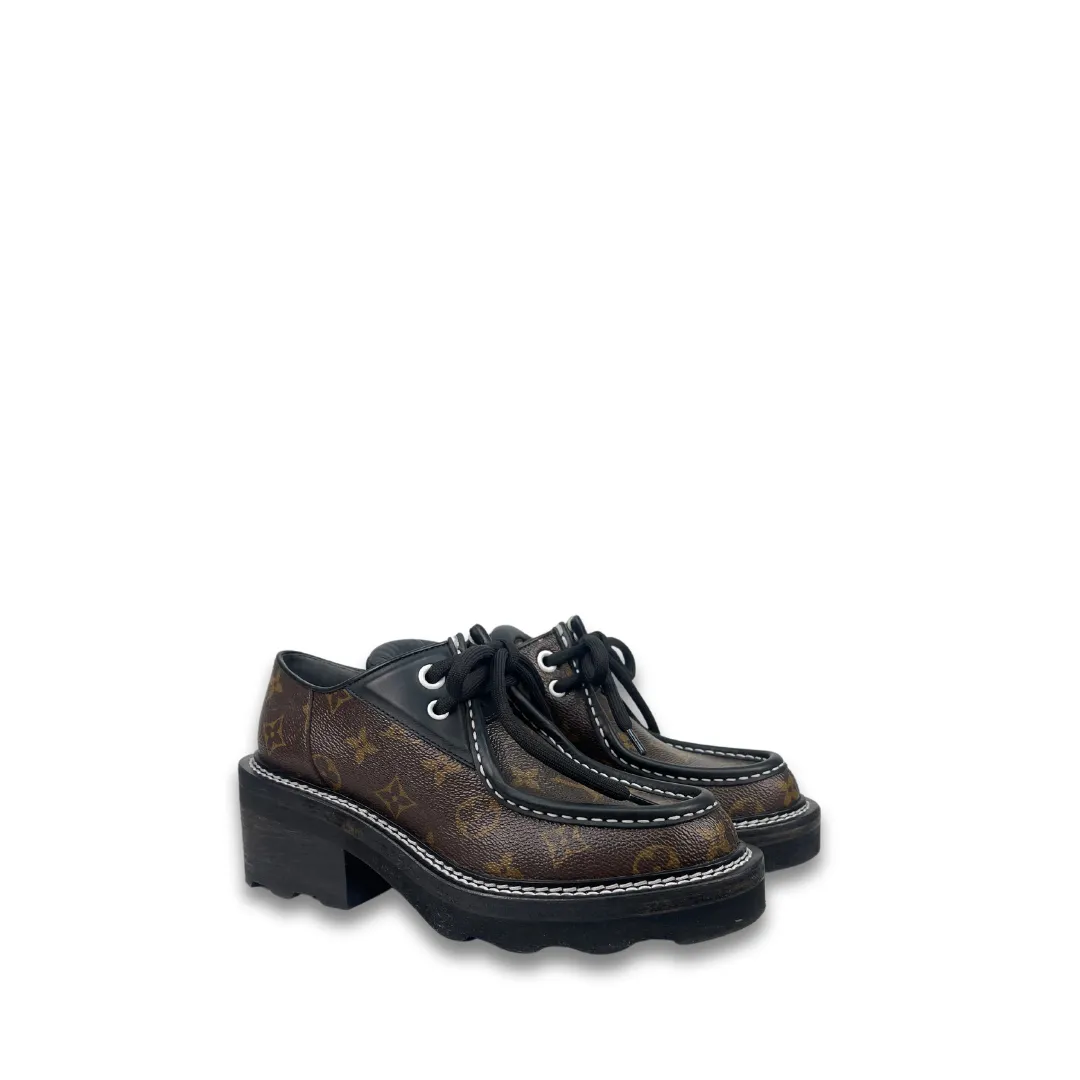 Louis Vuitton LV Beaubourg Platform Derby - Size 37
