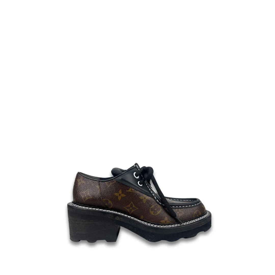 Louis Vuitton LV Beaubourg Platform Derby - Size 37