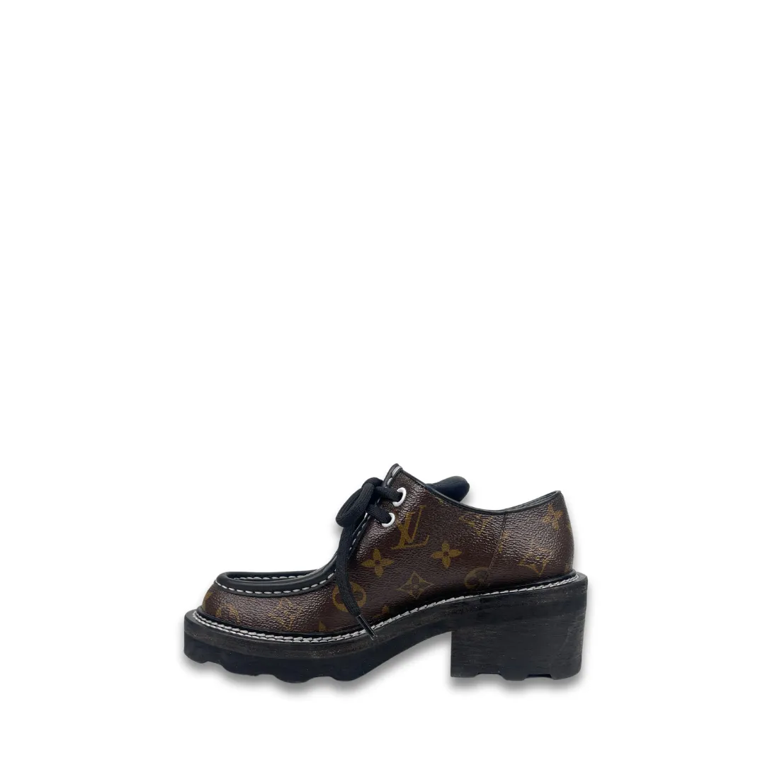 Louis Vuitton LV Beaubourg Platform Derby - Size 37