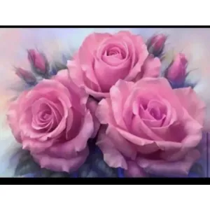 Lovely Roses – Canvastly DIY Paint By Numbers