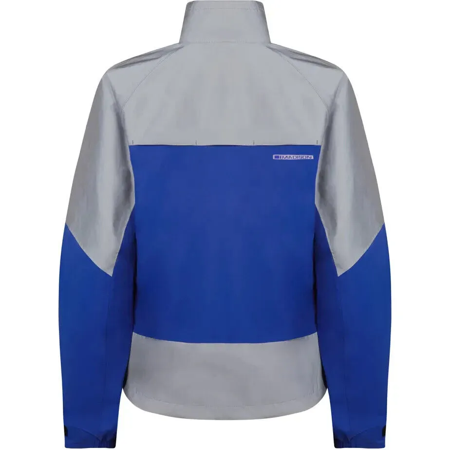 Madison Stellar Reflective Women's Waterproof Jacket - Size 10 - Blue / Silver