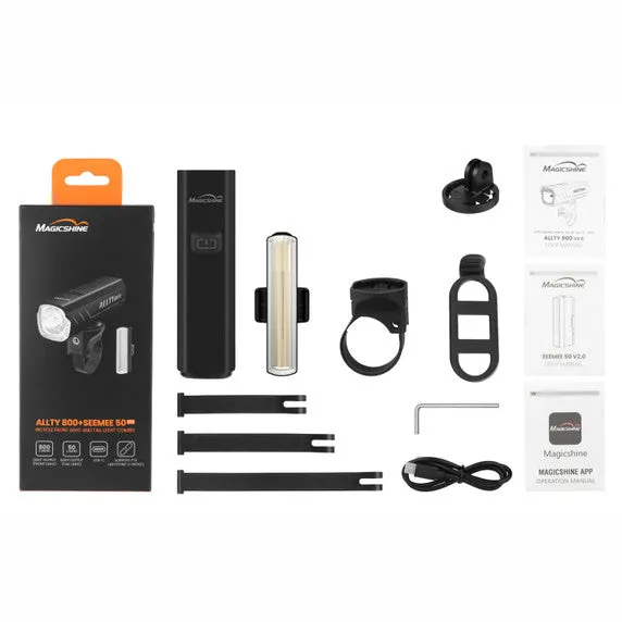 MagicShine Allty 800 & SeeMe 50V2 Light Set Combo