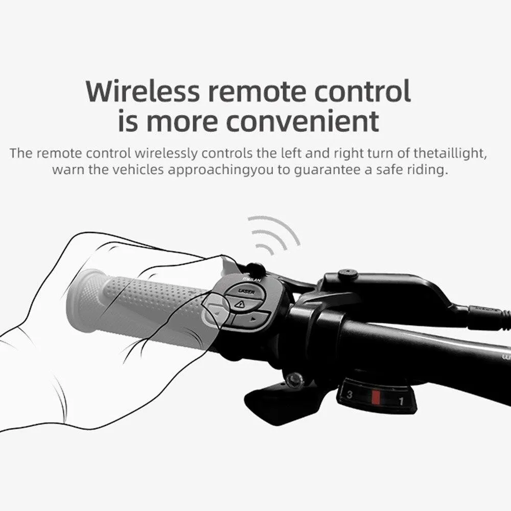 Meilan X5 Bicycle Rear Beam Light With Wireless Remote