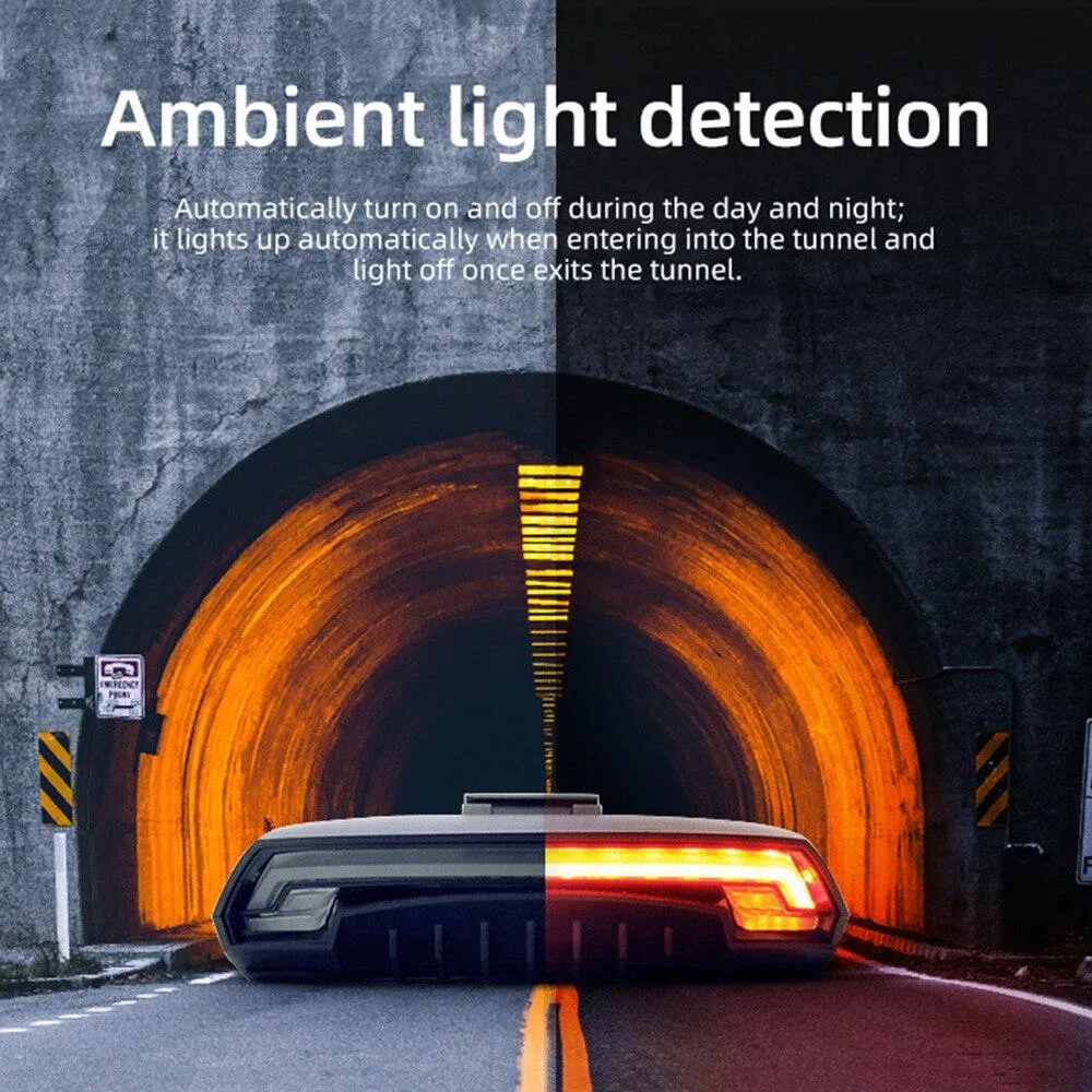 Meilan X5 Bicycle Rear Beam Light With Wireless Remote
