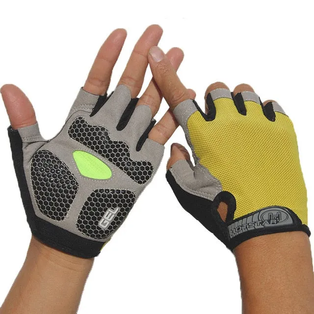 Men & Women's Sports 3D Gel Padded Anti-Slip Gloves Gym Fitness Weight Lifting Body Building Exercise Training Workout Crossfit