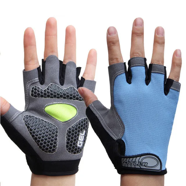 Men & Women's Sports 3D Gel Padded Anti-Slip Gloves Gym Fitness Weight Lifting Body Building Exercise Training Workout Crossfit
