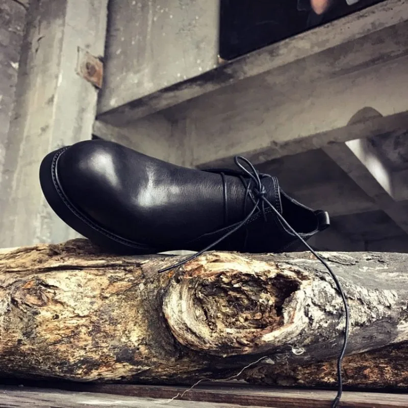 Men Casual Shoes Lace Up Height Increasing Plus Size