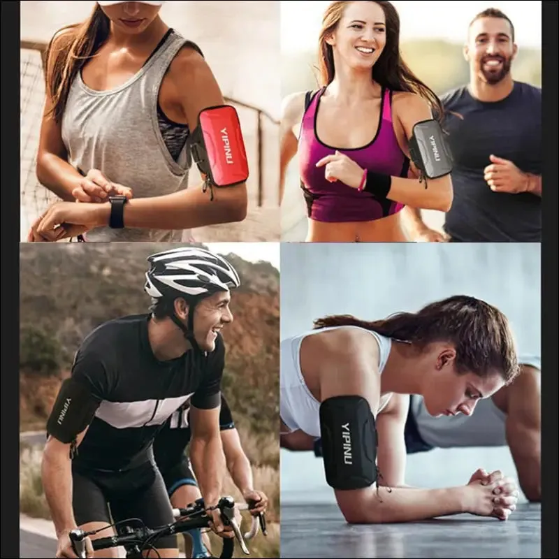Men women waterproof reflective sports arm bag fitness night running jogging cycling phone case