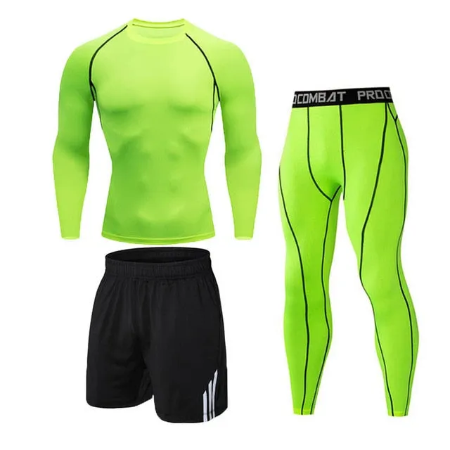 Men's Athletic Physical Training Workout Jogging Dry Fit