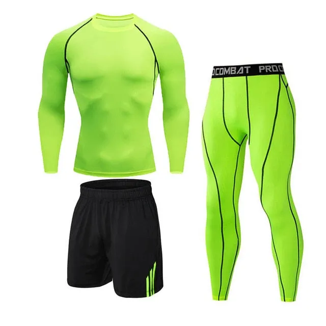 Men's Athletic Physical Training Workout Jogging Dry Fit