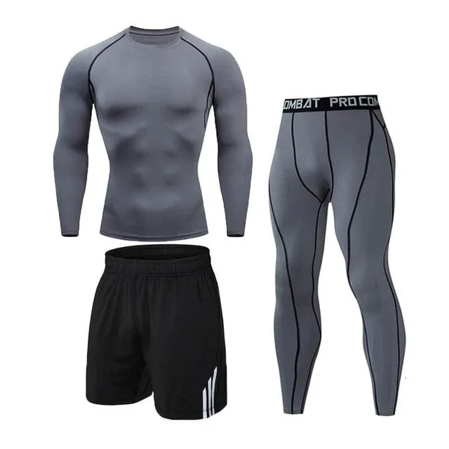 Men's Athletic Physical Training Workout Jogging Dry Fit