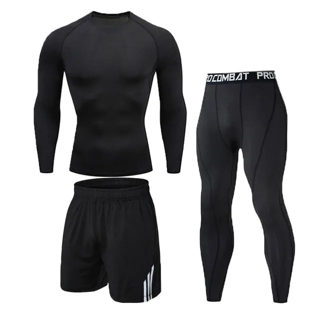 Men's Athletic Physical Training Workout Jogging Dry Fit