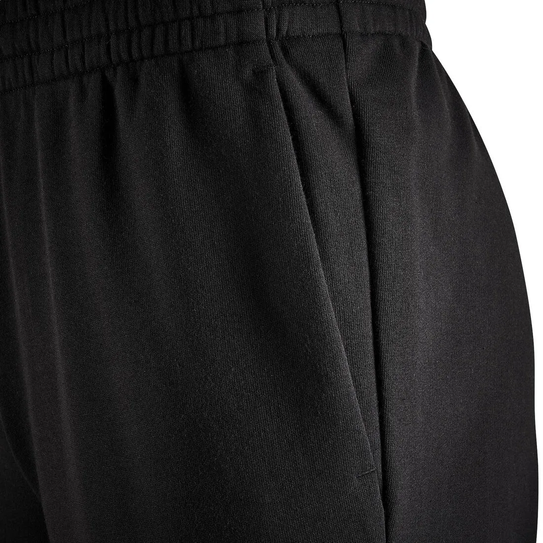 Men's Fitness Majority Cotton Slim Jogging Bottoms - Black Logo