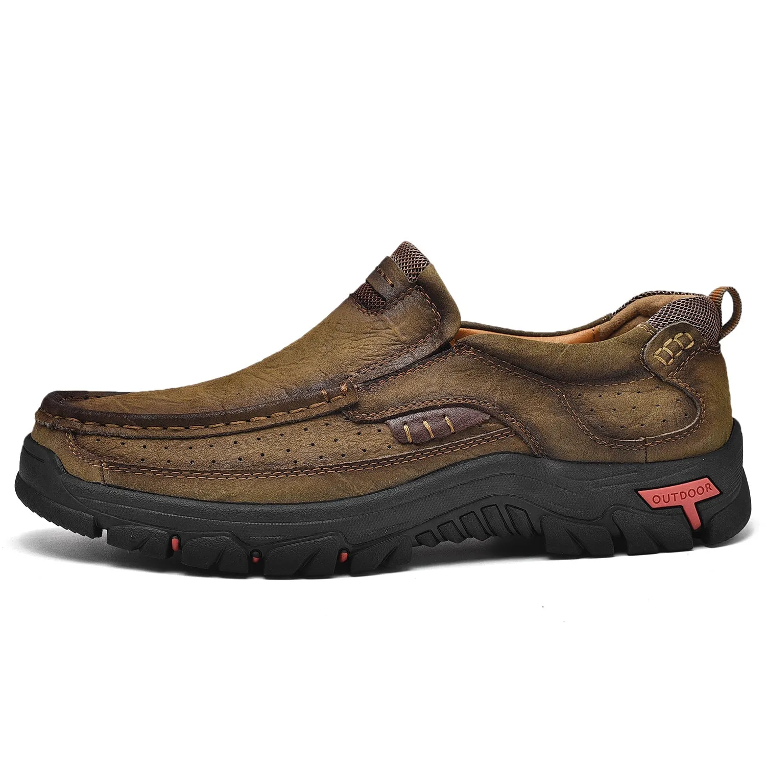 Men's Leather Anti-Slip Lightweight Outdoor Boots