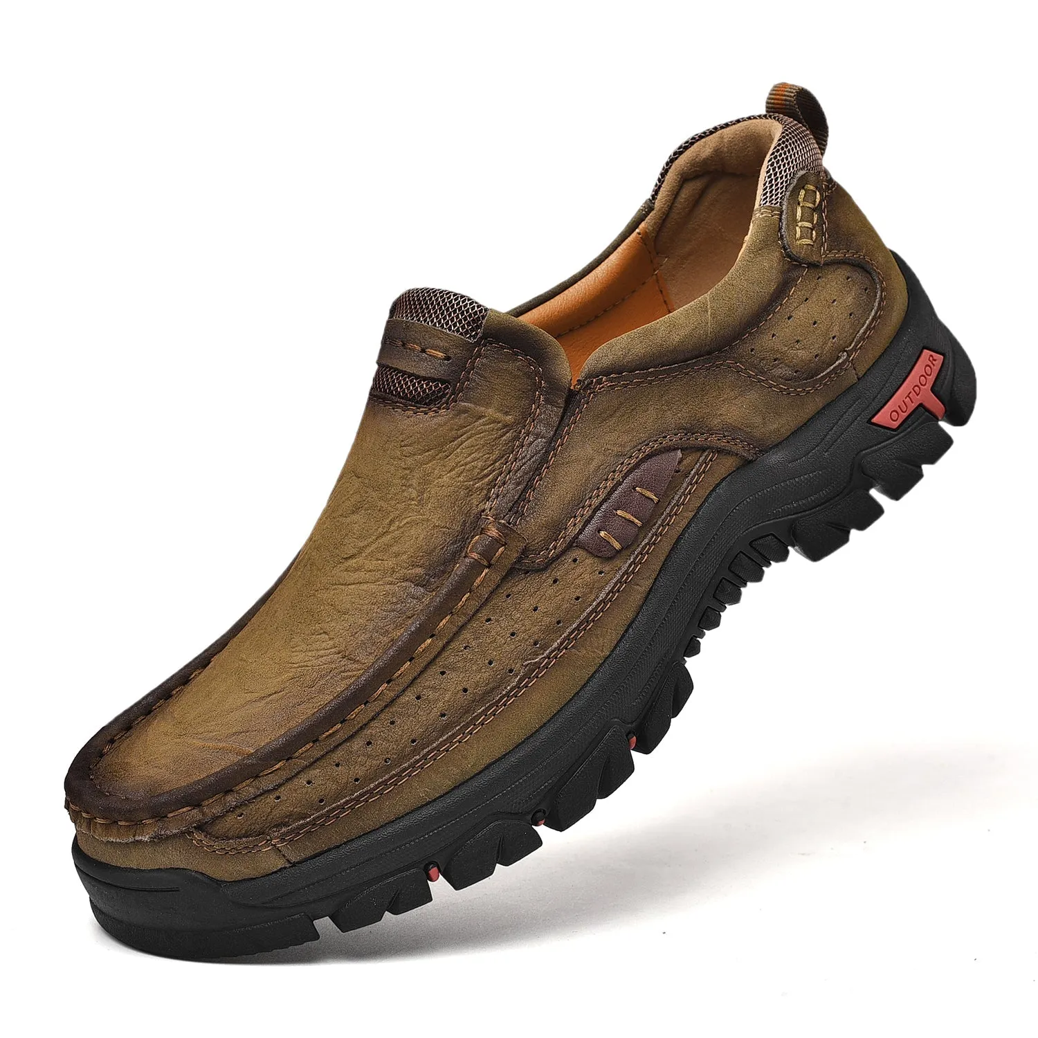 Men's Leather Anti-Slip Lightweight Outdoor Boots