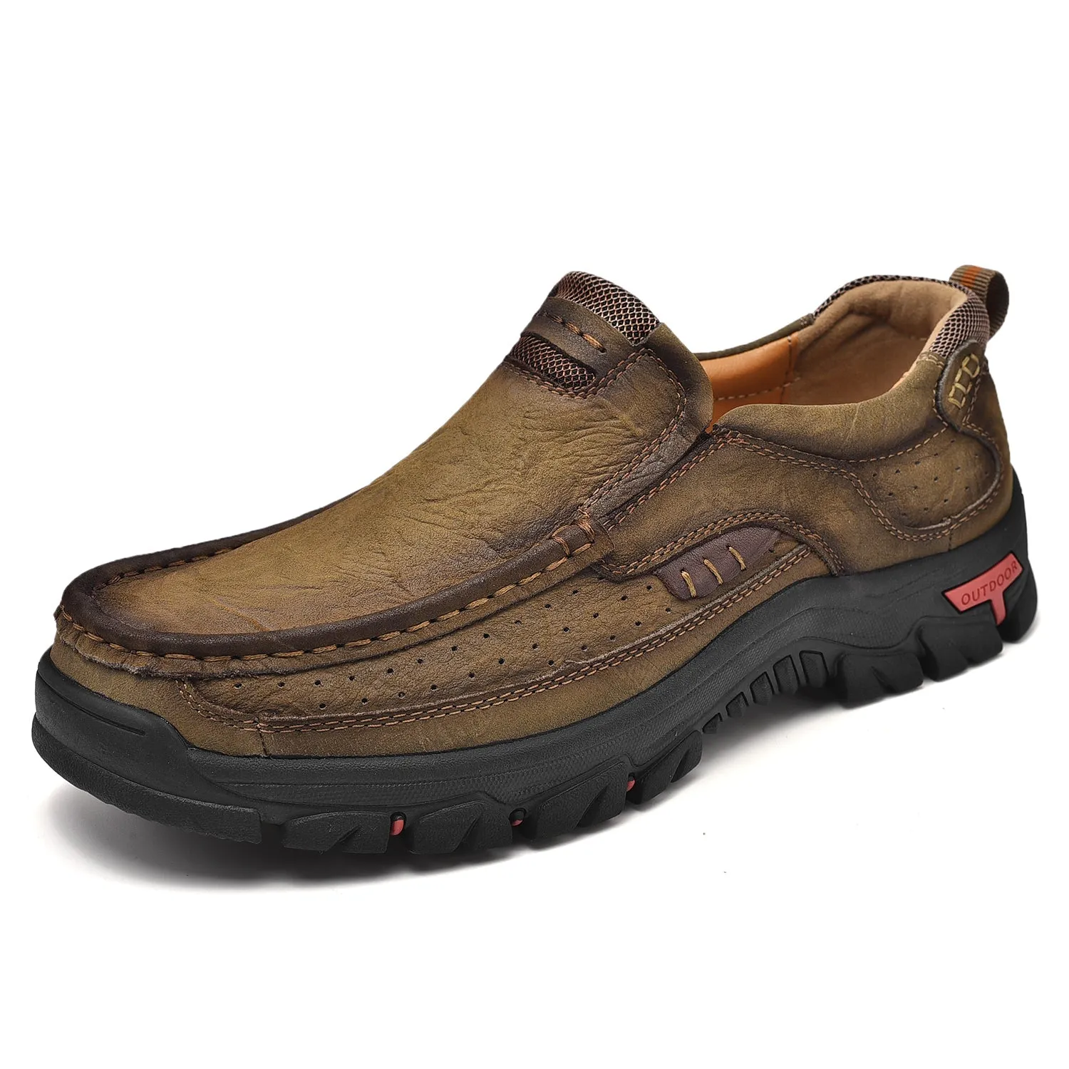 Men's Leather Anti-Slip Lightweight Outdoor Boots