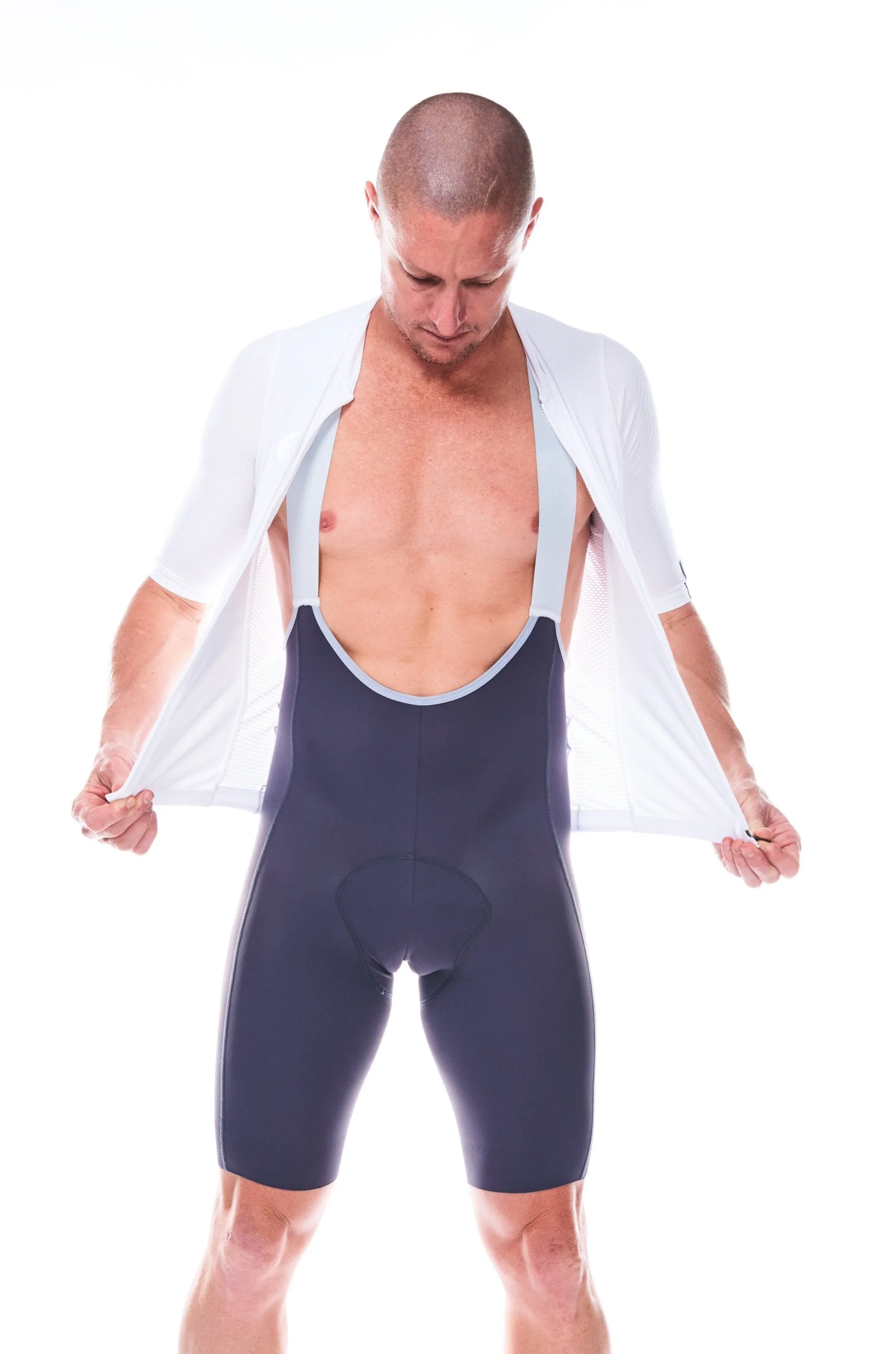 Men's LUCEO Hex Racer Cycling Jersey - White