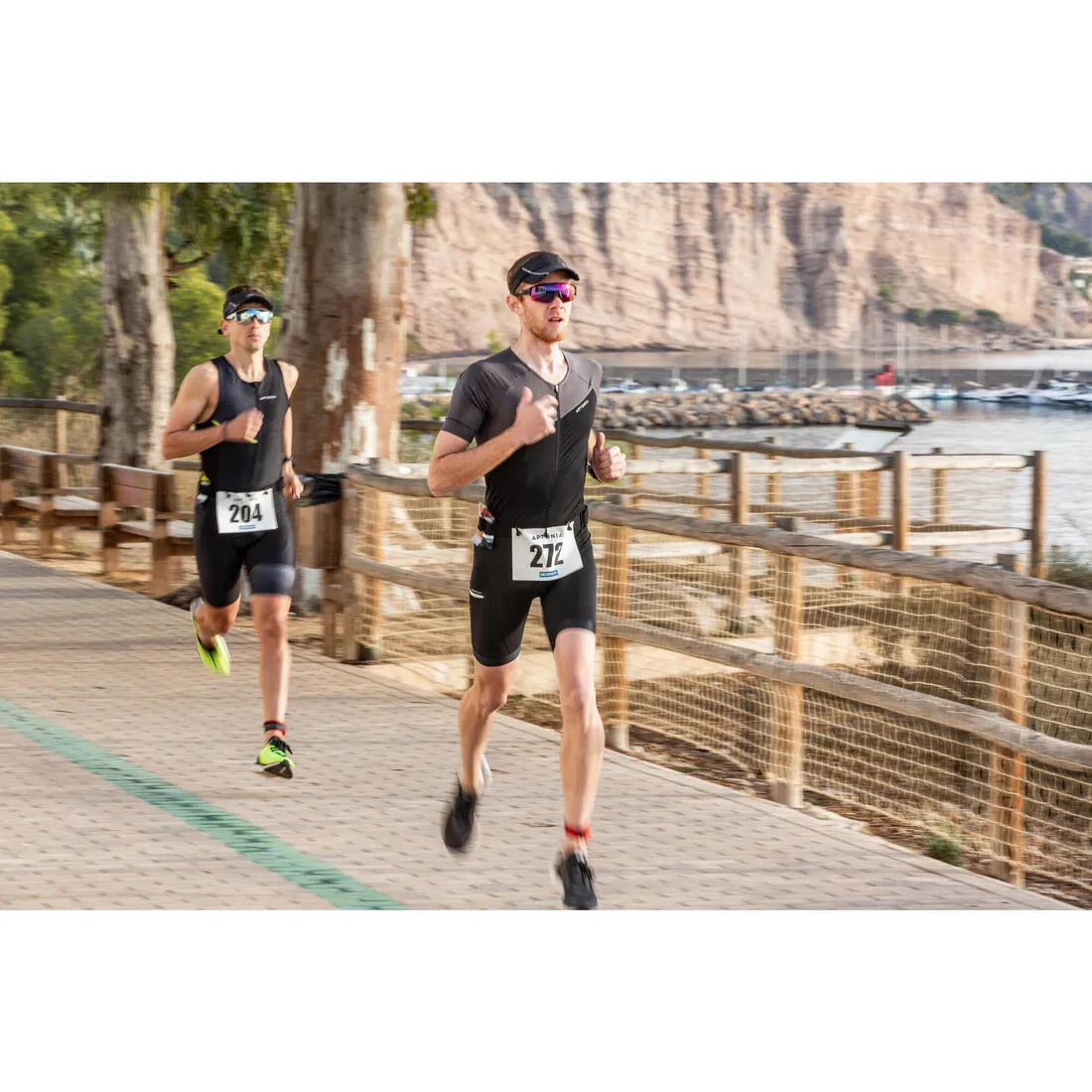 MEN'S SHORT-DISTANCE SHORT-SLEEVED TRIATHLON TRISUIT