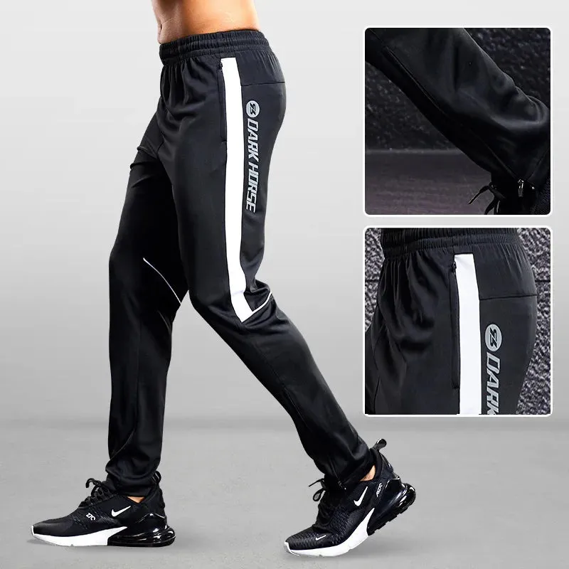 Men's Sport Pants with Zipper Pockets for Running and Training