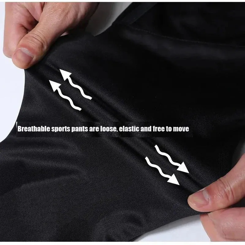 Men's Sport Pants with Zipper Pockets for Running and Training