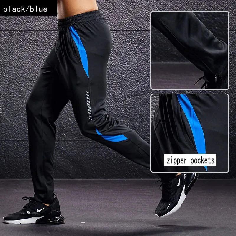 Men's Sport Pants with Zipper Pockets for Running and Training