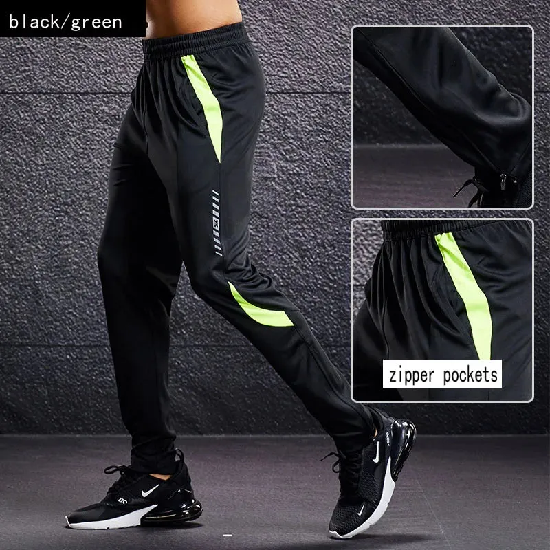 Men's Sport Pants with Zipper Pockets for Running and Training