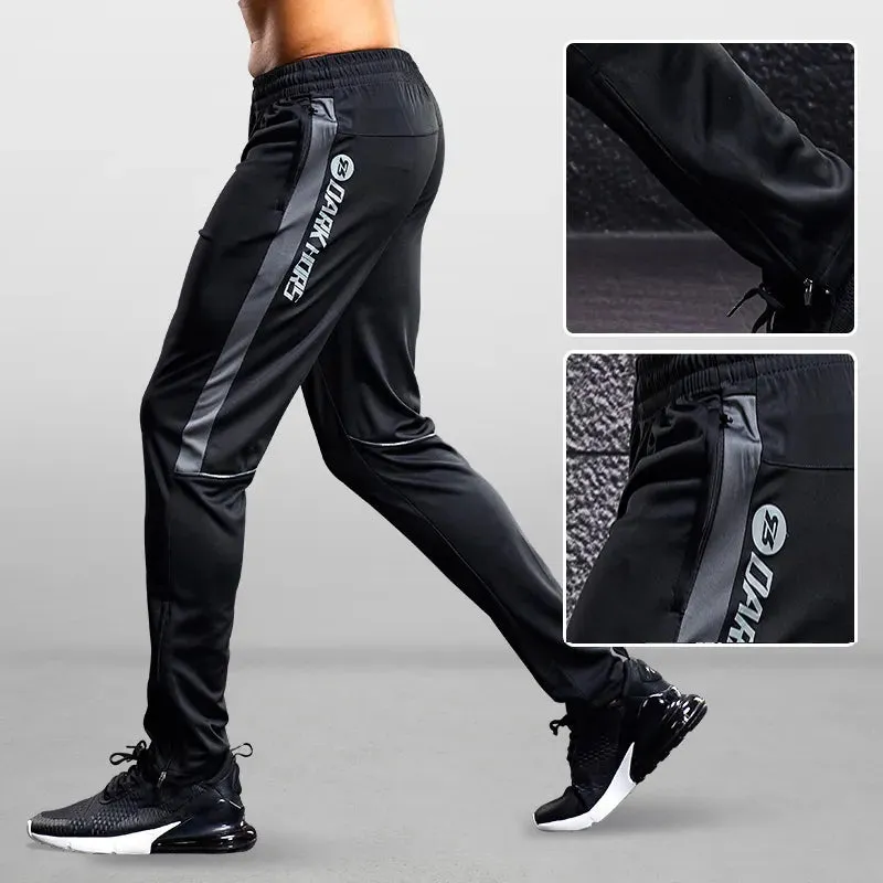 Men's Sport Pants with Zipper Pockets for Running and Training