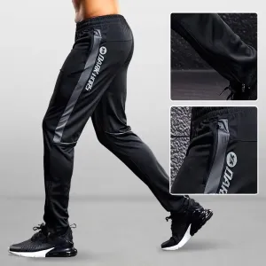 Men's Sport Pants with Zipper Pockets for Running and Training