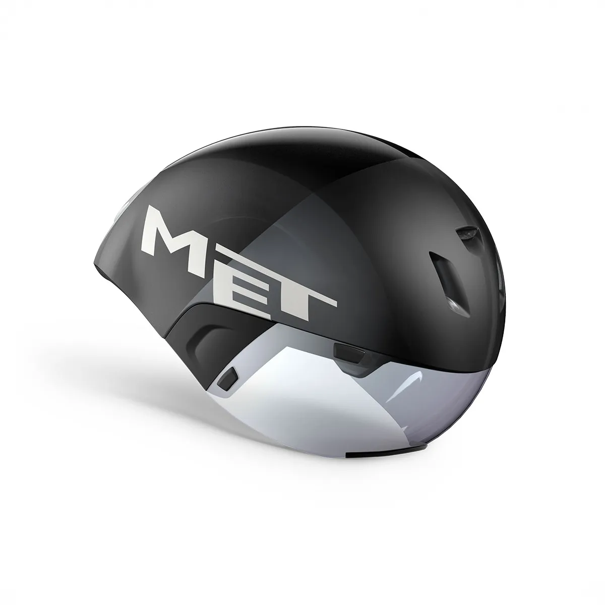 MET Codatronca Aero Road Helmet - Black Silver